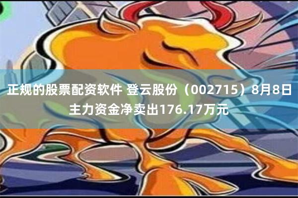 正规的股票配资软件 登云股份（002715）8月8日主力资金净卖出176.17万元