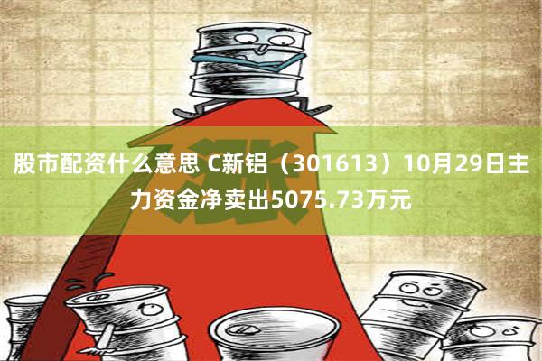 股市配资什么意思 C新铝（301613）10月29日主力资金净卖出5075.73万元